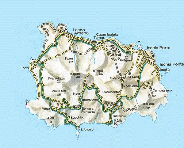 Cartina dell'isola